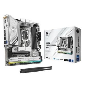 Дънна платка MB ASRock Intel 1851 B860M Steel Legend WiFi