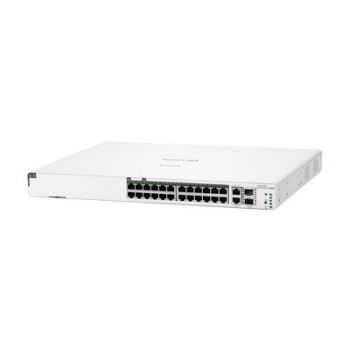 Мрежов суич HPE Networking Instant On 1960 24G 20p Class4 4p Class6 PoE 2XGT 2SFP+ 370W Switch - switch - 24 ports - managed - rack-mountable