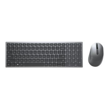 Клавиатура Dell Keyboard and Mouse Set KM7120W - GB Layout - Grey/Titanium