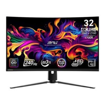 Монитор Dis 31,5 MSI MPG 321CURXDE OLED Gaming UHD 240 Hz