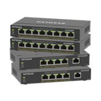 Мрежов суич NETGEAR Plus GS308EP - switch - 8 ports - smart
