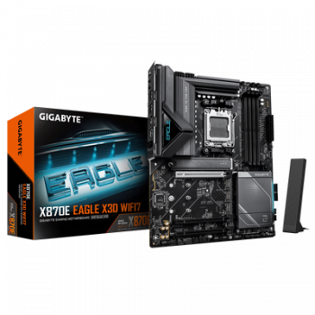 Дънна платка GIGABYTE Mainboard X870E EAGLE X3D WIFI7 - ATX - Socket AM5 - AMD X870E
