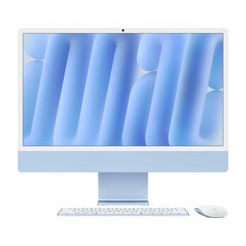 Настолен компютър All-in-One APPLE IMAC 24, Apple M4, 512 GB SSD MacOS Sequoia, Blue
