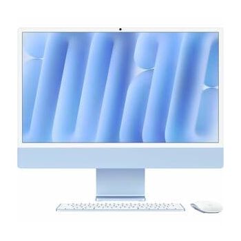 Настолен компютър All-in-One APPLE IMAC 24, Apple M4, 256 GB SSD MacOS Sequoia, Blue