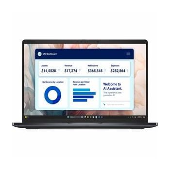 Лаптоп Dell DELL PRO, Intel Core Ultra 7, 32 GB, 512 GB SSD Arc Graphics, Windows 11 Pro, Magnesium