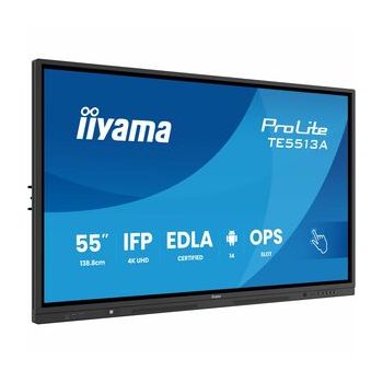 Монитор IIYAMA TE5513A-B1AG 55,  Cortex A73,   G52 MC1, Android 14, Black