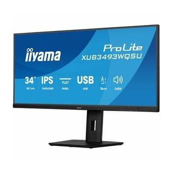 Монитор IIYAMA XUB3493WQSU-B6 34IN,    Matte Black