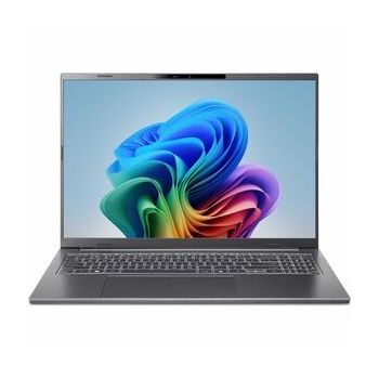 Лаптоп ACER ASPIRE 16, Qualcomm Snapdragon X, 16 GB, 512 GB SSD Adreno GPU, Windows 11 Home, Iron