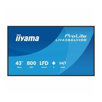 Монитор IIYAMA LH4366UHSB-B1AG 43IN, MediaTek 4 GB, 32 GB  ARM Mali-G52, Android