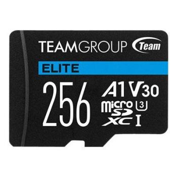 Карта памет Team ELITE A1 - flash memory card - 256 GB - microSDXC