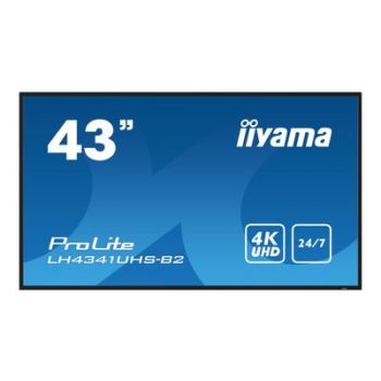 Дисплей iiyama ProLite LH4341UHS-B2 43 Class (42.5 viewable) LED-backlit LCD display - 4K - for digital signage
