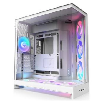 Кутия за компютър Case NZXT H9 Flow RGB+ (2025) All White