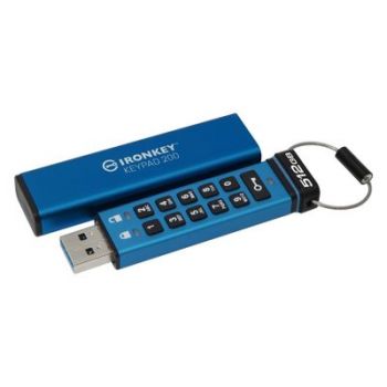 USB Флаш памет Stick Kingston IronKey Keypad 200 512GB secure