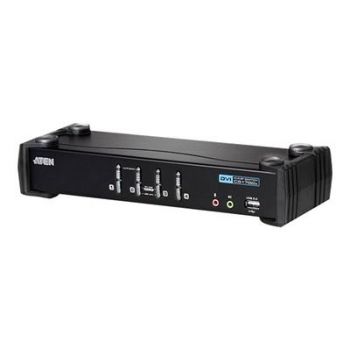 Мрежов комутатор ATEN CubiQ CS1764A - KVM / audio switch - 4 ports