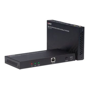 Адаптер LINDY - transmitter and receiver - video/audio/infrared/serial extender - HDMI, HDBaseT