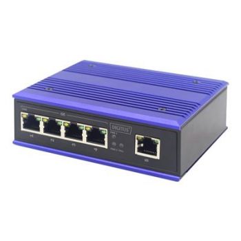 Мрежов суич DIGITUS Professional DN-651118 Industrial - switch - 5 ports - unmanaged