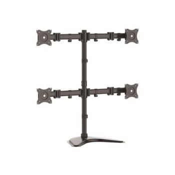Артикул Quad Monitor Stand - Articulating - Supports Monitors 13"  to 27"  - Adjustable VESA Four Monitor Stand for 4 Screen Setup - Steel - Black (ARMBARQUAD)