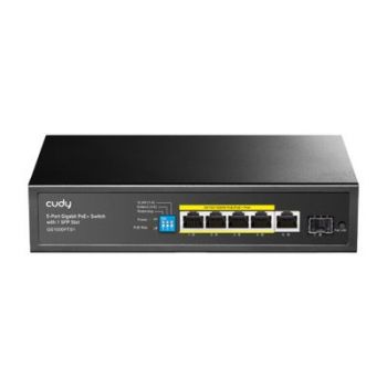 Мрежов суич Adapter Cudy GS1005PTS1 Switch 5-Port