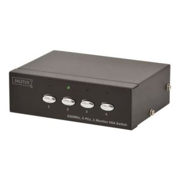 Мрежов суич DIGITUS DS-45100 - monitor switch - 4 ports