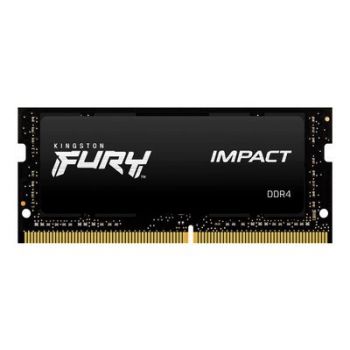 Памет за лаптоп Kingston FURY Impact - DDR4 - kit - 64 GB: 2 x 32 GB - SO-DIMM 260-pin - 3200 MHz / PC4-25600 - unbuffered