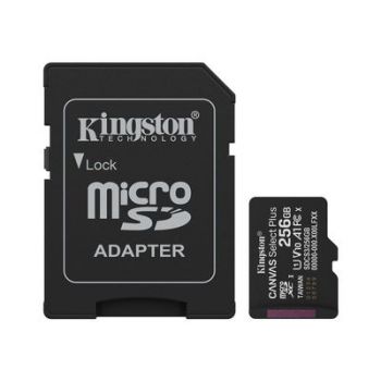 Карта памет Kingston Canvas Select Plus - flash memory card - 256 GB - microSDXC UHS-I