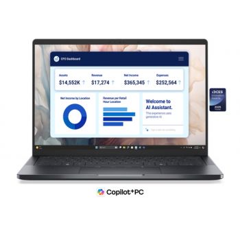 Лаптоп Dell DELL PRO, Intel Intel Core Ultra (Series 2),   PCI Express 4.0, Intel Arc Graphics 130V, Magnesium