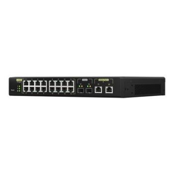 Мрежов суич QNAP QSW-M2116P-2T2S - switch - 20 ports - managed - rack-mountable