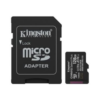Карта памет Kingston Canvas Select Plus - flash memory card - 128 GB - microSDXC UHS-I