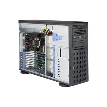 Полуготов сървър Supermicro 4U BARE,    AST2500, Black