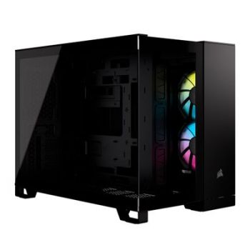 Кутия за компютър Case Corsair iCUE 2500X RGB Midi TG black