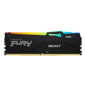 Памет за настолен компютър Kingston FURY Beast RGB - DDR5 - module - 16 GB - DIMM 288-pin - 6000 MHz / PC5-48000 - unbuffered