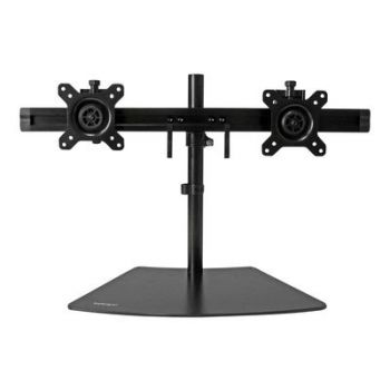 Стойка Dual Monitor Mount - Supports Monitors 12"  to 24"  - Adjustable - VESA Monitor Stand for Desk - Low Profile Base - Horizontal - Black (ARMBARDUO) -
