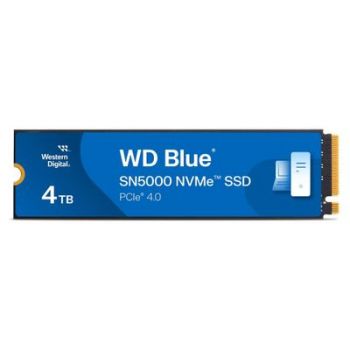 Твърд диск WD Blue SN5000 WDS400T4B0E - SSD - 4 TB - PCIe 4.0 x4 (NVMe)