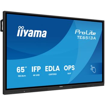 Монитор IIYAMA TE6513A-B2AG 65IN,  8 GB, 128 GB  ARM Mali-G52, Android