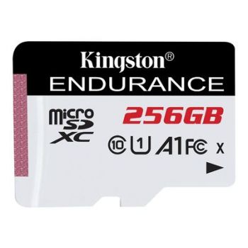 Карта памет Kingston High Endurance - flash memory card - 256 GB - microSDXC UHS-I U1