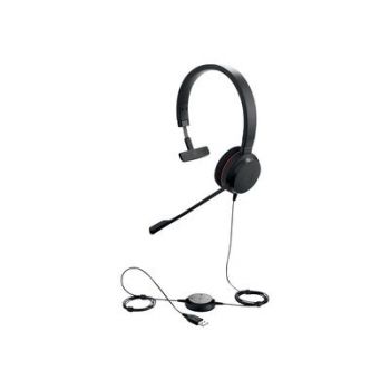 Слушалки Jabra On-Ear Headset EVOLVE 20 MS Mono