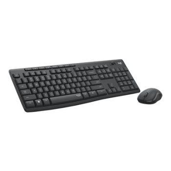 Клавиатура Logitech keyboard MK295 - US/BG layout - black (кирилизирана)
