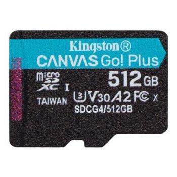 Карта памет Kingston Canvas Go! Plus - flash memory card - 512 GB - microSDXC UHS-I