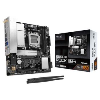 Дънна платка ASRock B850M Rock WiFi - motherboard - micro ATX - Socket AM5 - AMD B850