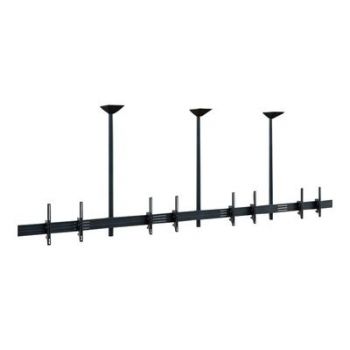 Дисплей HAGOR comPROnents series - mounting kit - side-by-side - for 4 flat panels - black