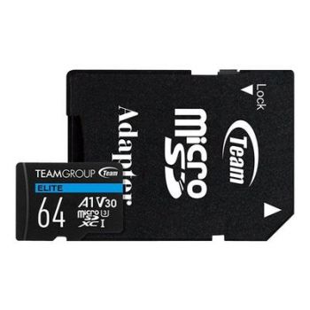 Карта памет Team ELITE A1 - flash memory card - 64 GB - microSDXC