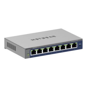 Мрежов суич NETGEAR Plus GS108Ev4 - switch - 8 ports - unmanaged