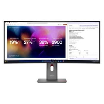 Монитор Lenovo Curved LCD-Display ThinkVision P40WD-40 - 100.8 cm (39.7) - 5120 x 2160 5K2K WUHD