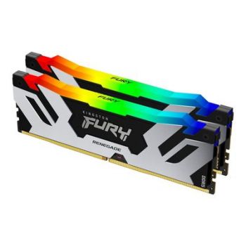 Памет за настолен компютър Kingston FURY RAM Renegade RGB - 96 GB (2 x 48 GB Kit) - DDR5 6400 UDIMM CL32
