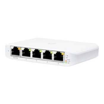 Мрежов суич Ubiquiti UniFi Switch USW Flex Mini - 5 Ports - 4x GE (10/100/1000) - 1x GE (10/100/1000) PoE+
