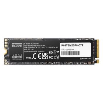 Твърд диск KLEVV SSD C715 - 256 GB - M.2 2280 - PCIe 3.0 x4 NVMe