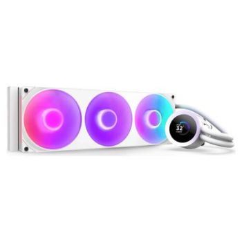 Охладител CPC NZXT Kraken Plus 360 V2 RGB White