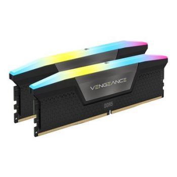Памет за настолен компютър CORSAIR Vengeance RGB - DDR5 - kit - 96 GB: 2 x 48 GB - DIMM 288-pin - 3500 MHz / PC5-56000 - unbuffered