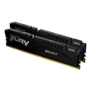 Памет за настолен компютър Kingston FURY Beast - DDR5 - kit - 64 GB: 2 x 32 GB - DIMM 288-pin - 6000 MHz / PC5-48000 - unbuffered