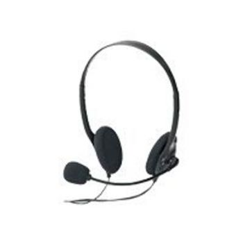 Слушалки Ednet On Ear Stereo Headset with Volume Control 83022